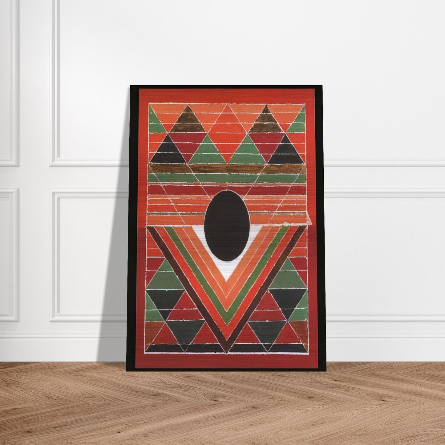 Bijh - Abstract Art - S. H. Raza Brushed Aluminum Print - 70x100 cm / 28x40 inches | S. H. Raza Aluminum Print | S. H. Raza Prints
