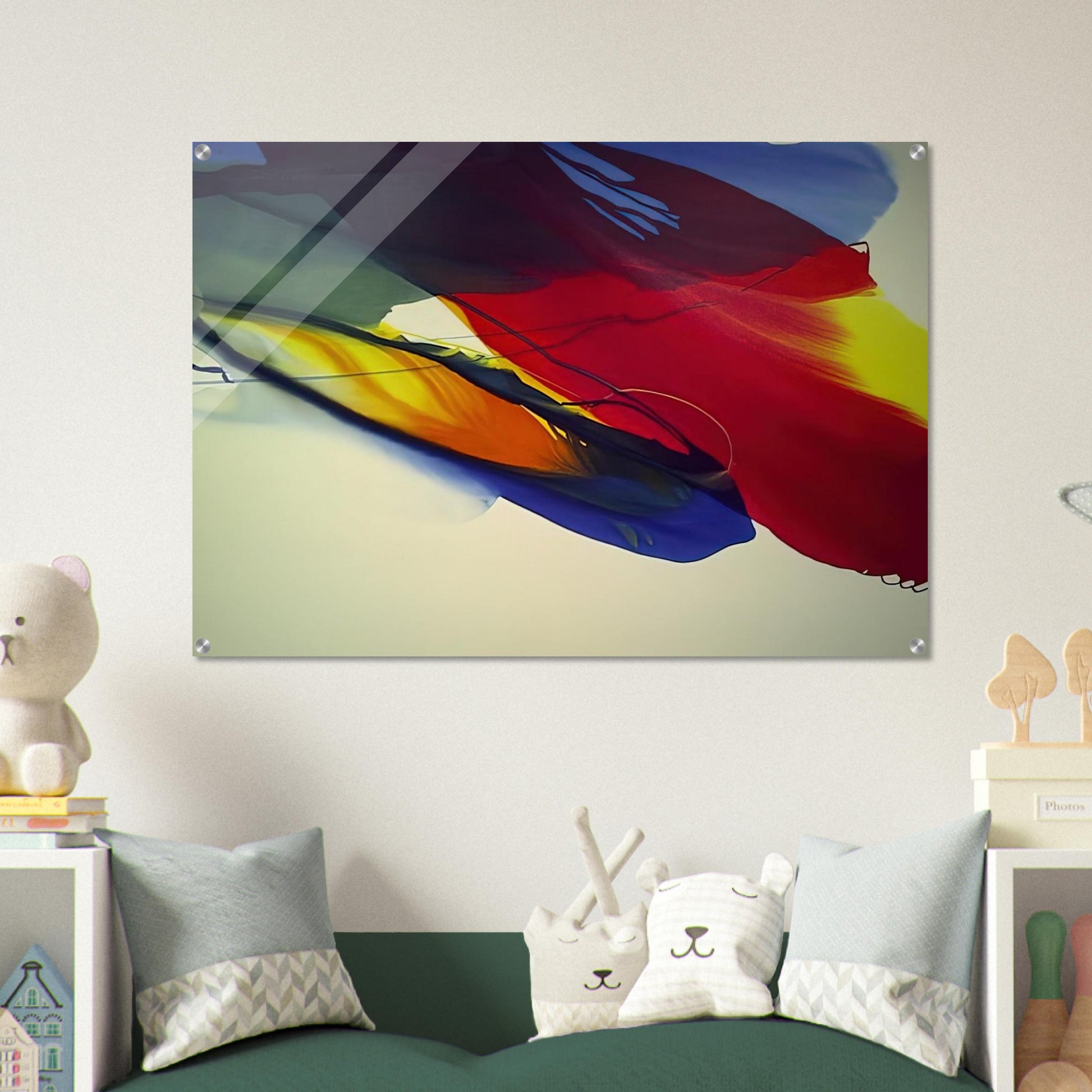 Phenomena Point Swing and Flank - 1964 - Paul Jenkins Acrylic Print - 70x100 cm / 28x40″ inches