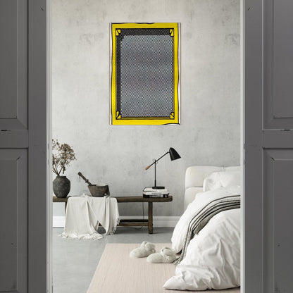 STRETCHER FRAME - Roy Lichtenstein Brushed Aluminum Print - 70x100 cm / 28x40 inches | Roy Lichtenstein Aluminum Print | Roy Lichtenstein Prints
