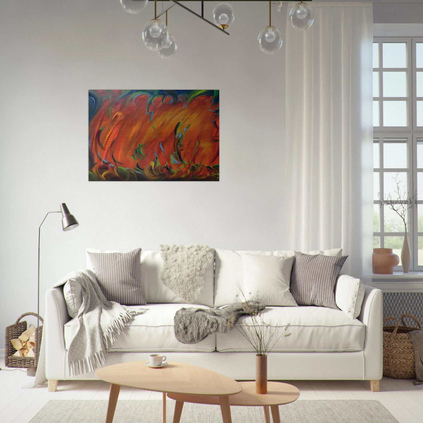 Evening - Konrad Zuse Brushed Aluminum Print - 70x100 cm / 28x40 inches | Konrad Zuse Aluminum Print | Konrad Zuse Prints