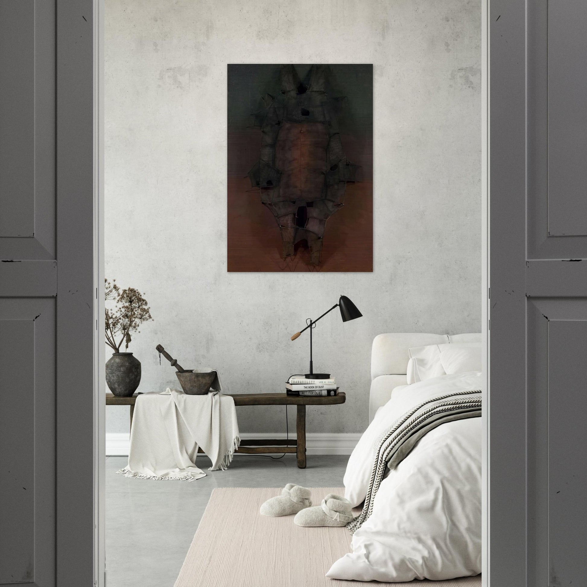Metamorfosis Espejo Roto - 1962 - Manuel Rivera Brushed Aluminum Print - 70x100 cm / 28x40 inches | Manuel Rivera Aluminum Print | Manuel Rivera Prints