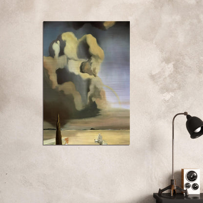 THE SPECTRE AND THE PHANTOM - Salvador Dali Brushed Aluminum Print - 70x100 cm / 28x40 inches | Salvador Dali Aluminum Print | Salvador Dali Prints