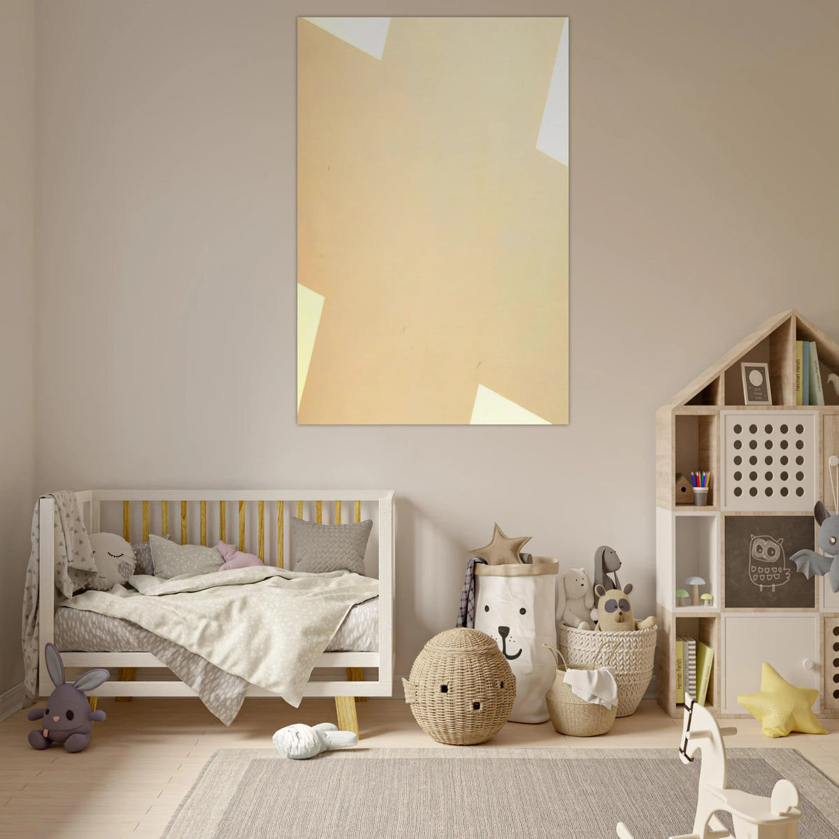 Crossroads Grey - 1978 - Leon Polk Smith Art Prints - 100x150 cm / 40x60″ inches | Leon Polk Smith Poster | Leon Polk Smith Prints
