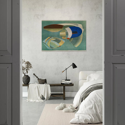 Sea Forms - 1937 - John Ferren Brushed Aluminum Print - 70x100 cm / 28x40 inches | John Ferren Aluminum Print | John Ferren Prints