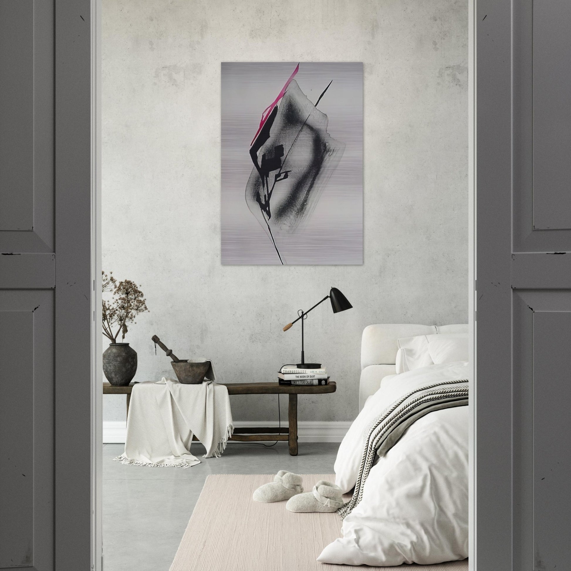 Transparent Shadow - Abstract Expressionism - Toko Shinoda Brushed Aluminum Print - 70x100 cm / 28x40 inches | Toko Shinoda Aluminum Print | Toko Shinoda Prints
