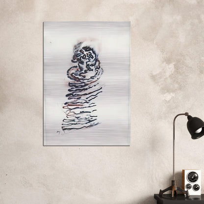 UNTITLED 1970 - Henri Michaux Brushed Aluminum Print - 70x100 cm / 28x40 inches | Henri Michaux Aluminum Print | Henri Michaux Prints