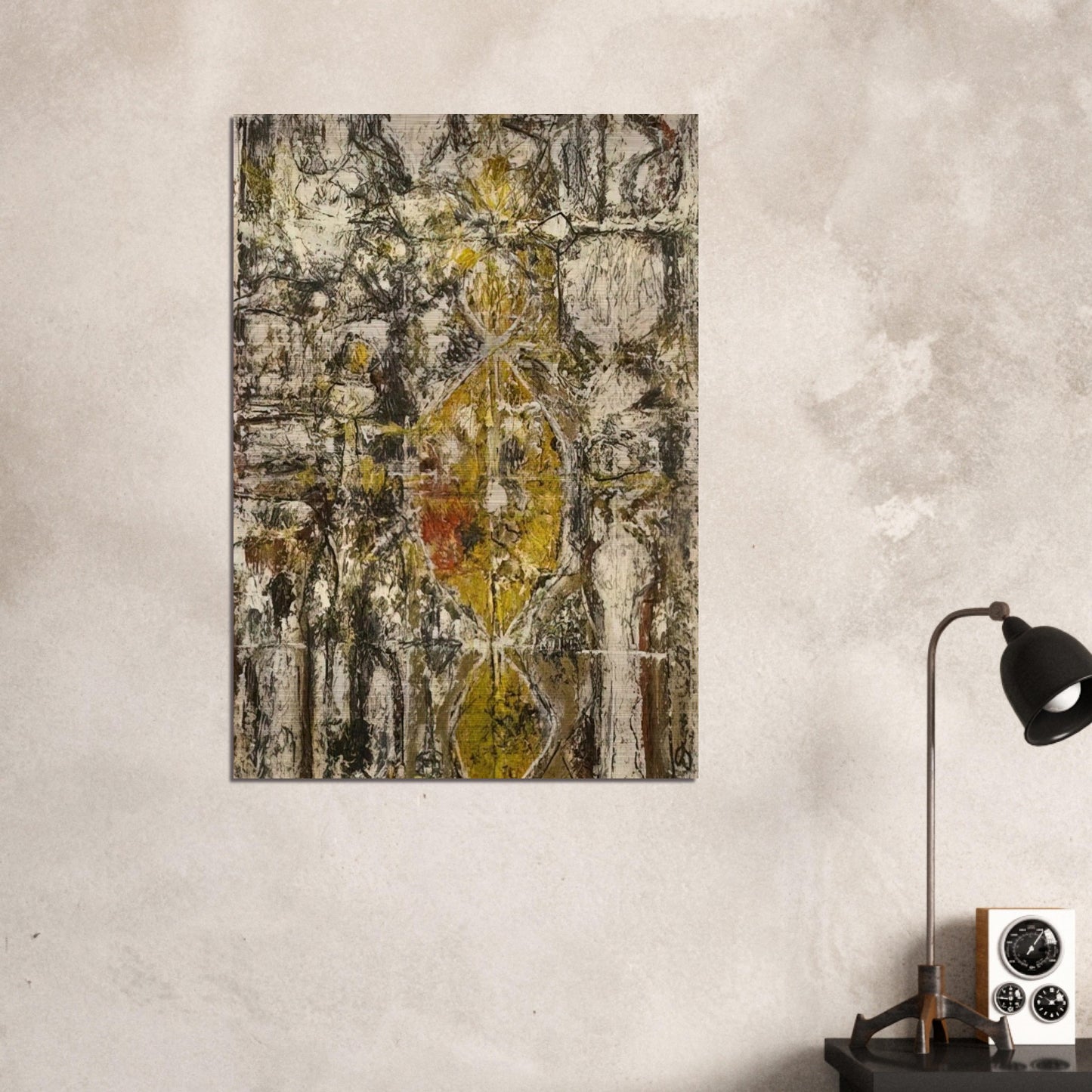 Cascella II - 1952 - Richard Pousette-Dart Brushed Aluminum Print - 70x100 cm / 28x40 inches | Richard Pousette-Dart Aluminum Print | Richard Pousette-Dart Prints