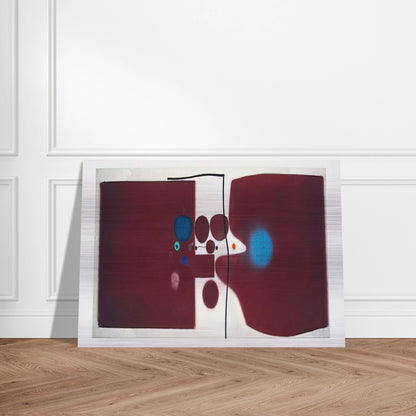 BROWN SYMPHONY 1979 - Victor Pasmore Brushed Aluminum Print - 70x100 cm / 28x40 inches | Victor Pasmore Aluminum Print | Victor Pasmore Prints