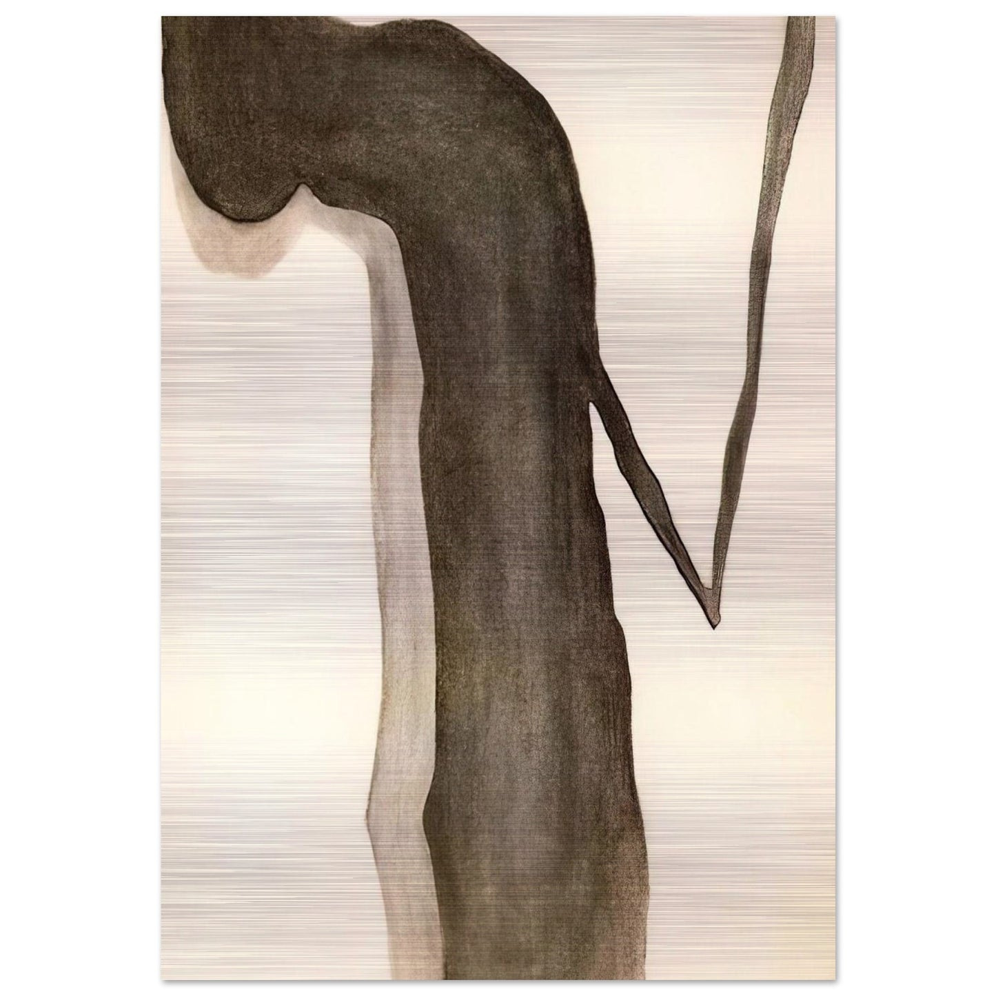 Drawing V - Georgia O'Keeffe Brushed Aluminum Print - 70x100 cm / 28x40 inches | Georgia O'Keeffe Aluminum Print | Georgia O'Keeffe Prints