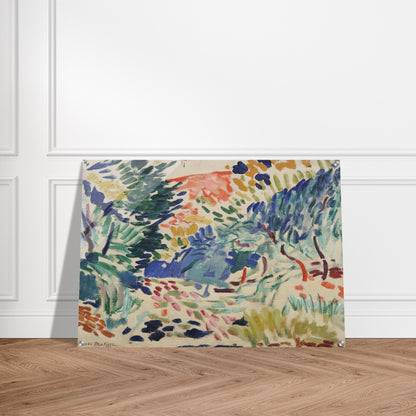 LANDSCAPE AT COLLIOURE 1905 - Henri Matisse Acrylic Print - 70x100 cm / 28x40″ inches | Henri Matisse Wall Art | Henri Matisse Prints