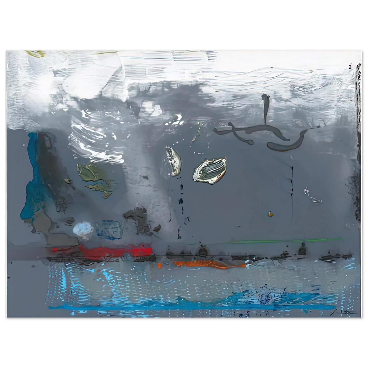 Helen Frankenthaler - Vespers, 1992- Wall Art - 21x29.7 cm / 8x12" - Fine Art Poster-canvas - -