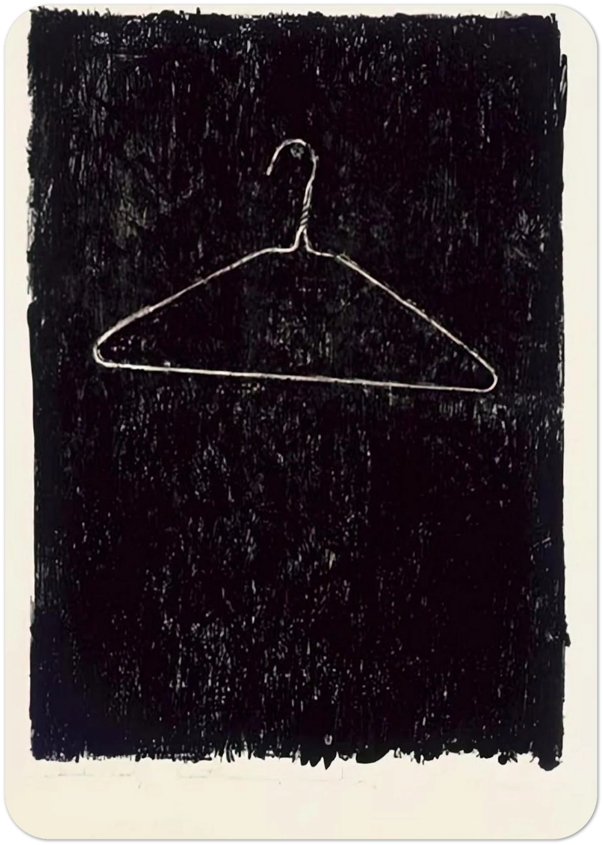 COAT HANGER II By Jasper Johns Pack of 10 Post Cards | Jasper Johns Post Cards | A6 (10.5 x 14.8 cm) - 4.1 x 5.8 inches