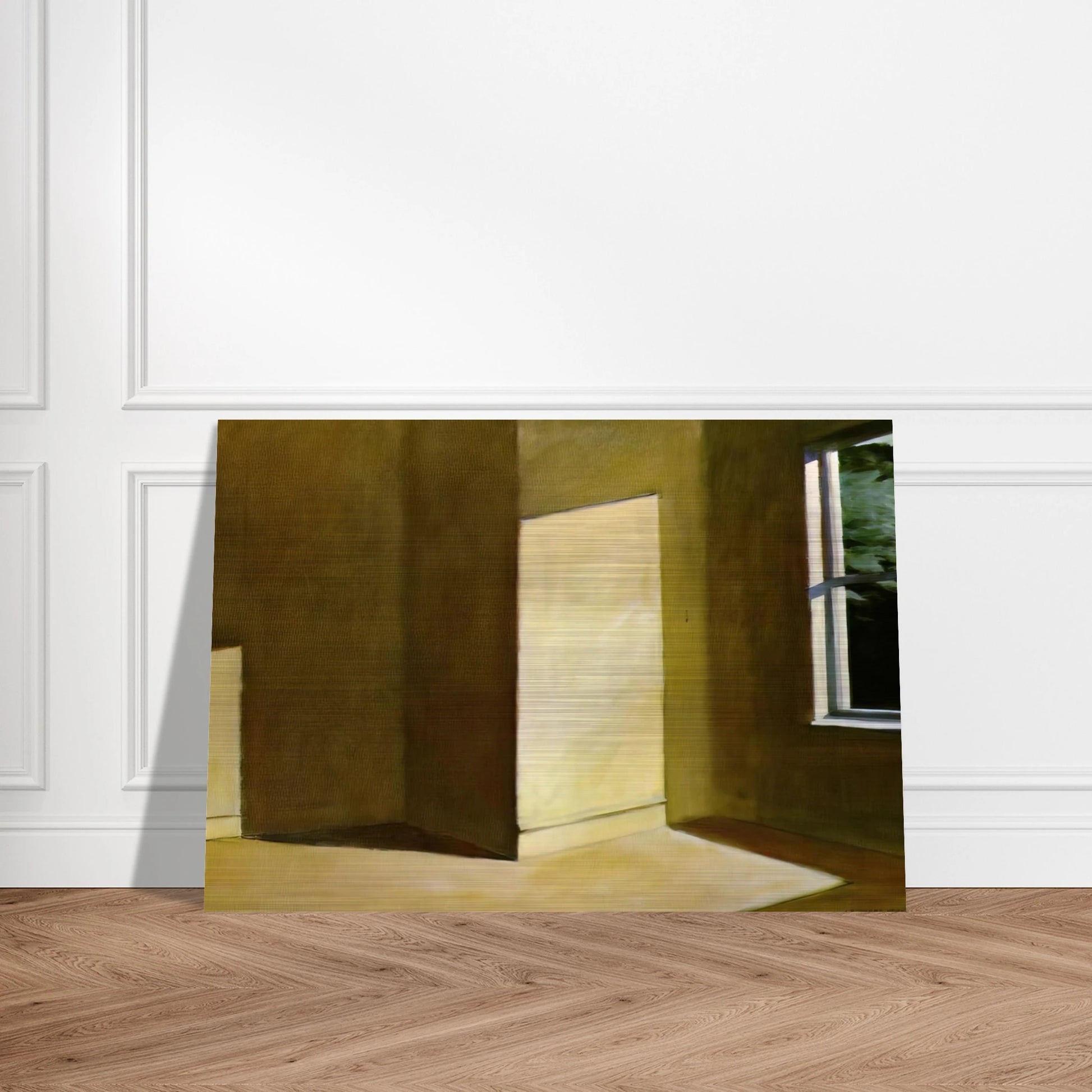 Sun in an Empty Room - Edward Hopper Brushed Aluminum Print - 70x100 cm / 28x40 inches | Edward Hopper Aluminum Print | Edward Hopper Prints