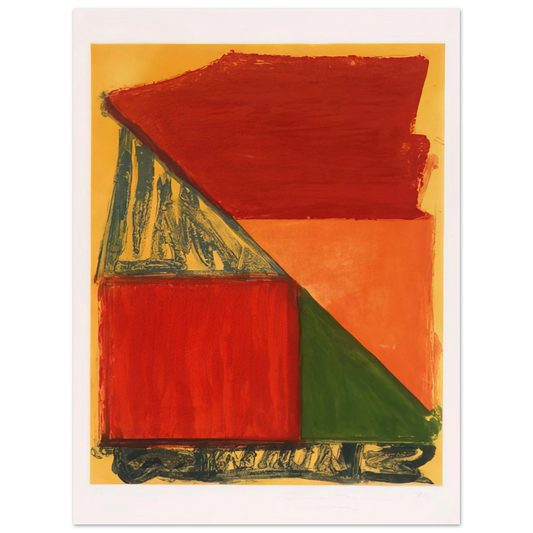 John Hoyland - Dido - 1979  75x100 cm / 30x40inches Fine Art Poster