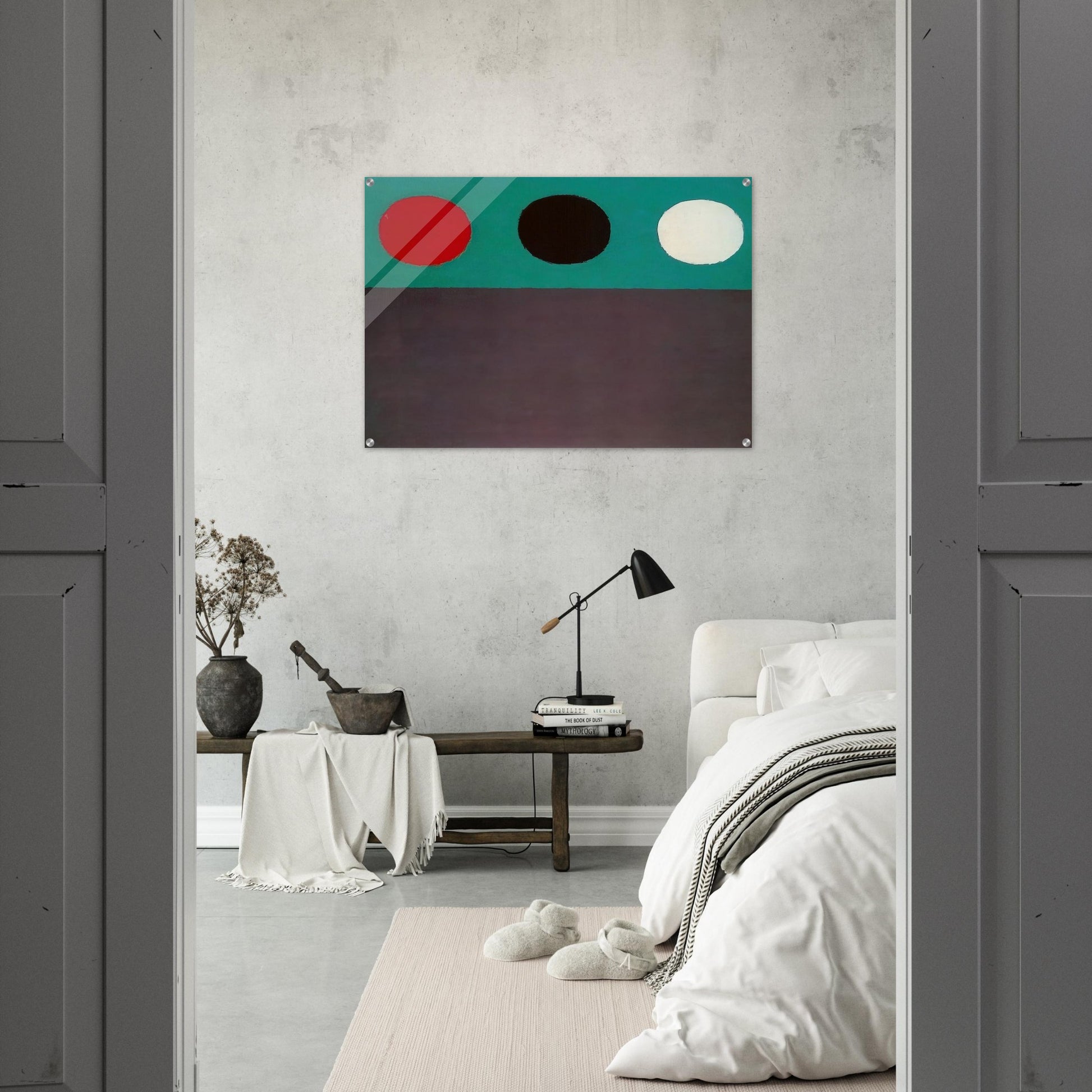 Loominé"""g #2 - 1969 - Adolph Gottlieb Acrylic Print - 70x100 cm / 28x40″ inches | Adolph Gottlieb Wall Art | Adolph Gottlieb Prints