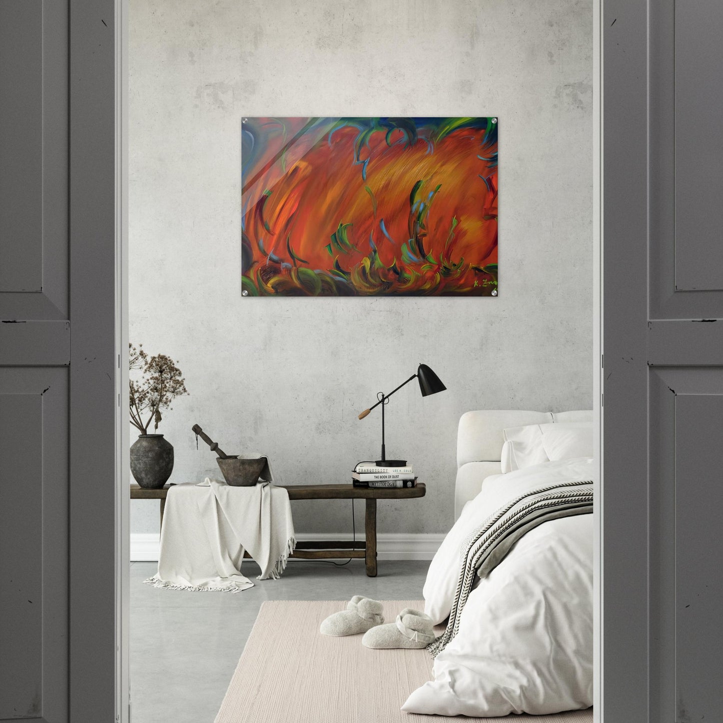 Evening - Konrad Zuse Acrylic Print - 70x100 cm / 28x40″ inches