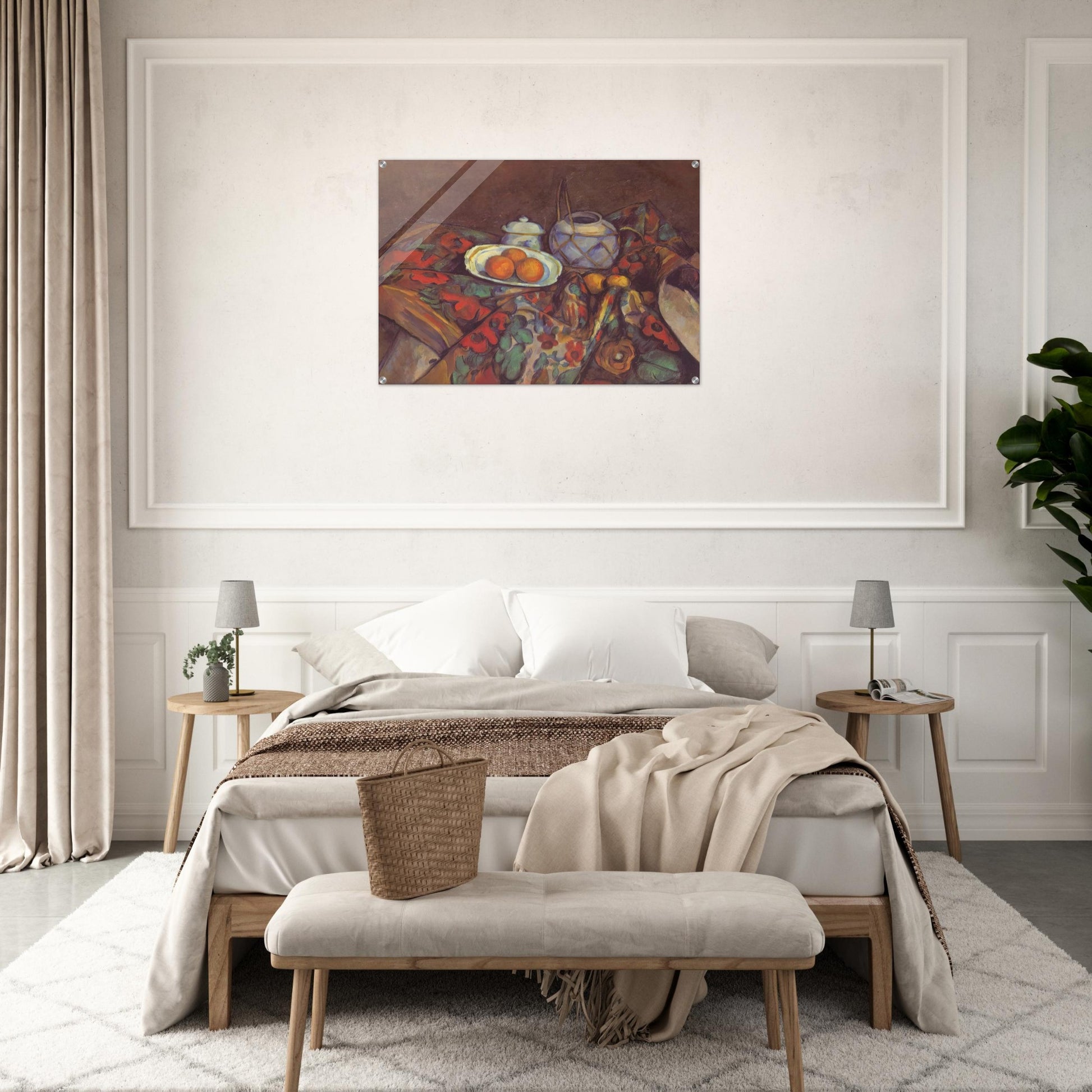 Still Life with Oranges - Paul Cézanne Acrylic Print - 70x100 cm / 28x40″ inches