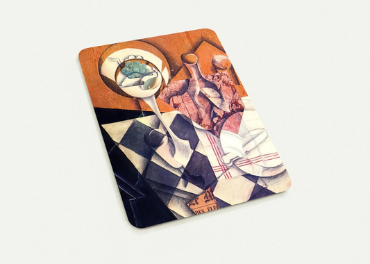 FRUIT BOWL WITH BOTTLE 1914 By Juan Gris Pack of 10 Post Cards | Juan Gris Post Cards | A6 (10.5 x 14.8 cm) - 4.1 x 5.8 inches