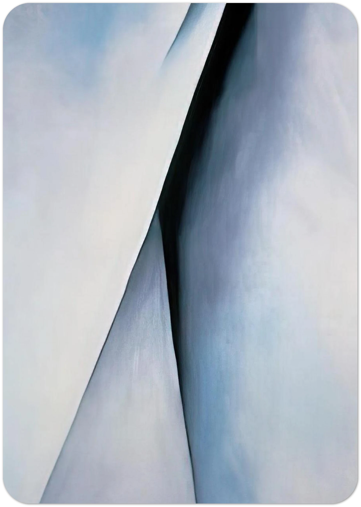 Abstraction White By Georgia O'Keeffe Pack of 10 Post Cards | Georgia O'Keeffe Post Cards | A6 (10.5 x 14.8 cm) - 4.1 x 5.8 inches