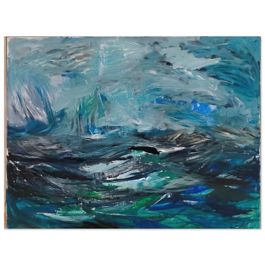 Tove Jansson - Abstract Sea - 1963  75x100 cm / 30x40inches Fine Art Poster