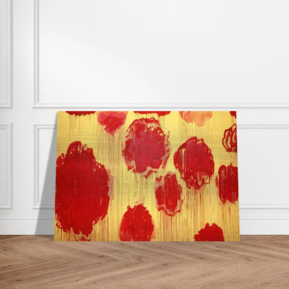 Untitled  Peonias series  - Cy Twombly Brushed Aluminum Print - 70x100 cm / 28x40 inches | Cy Twombly Aluminum Print | Cy Twombly Prints