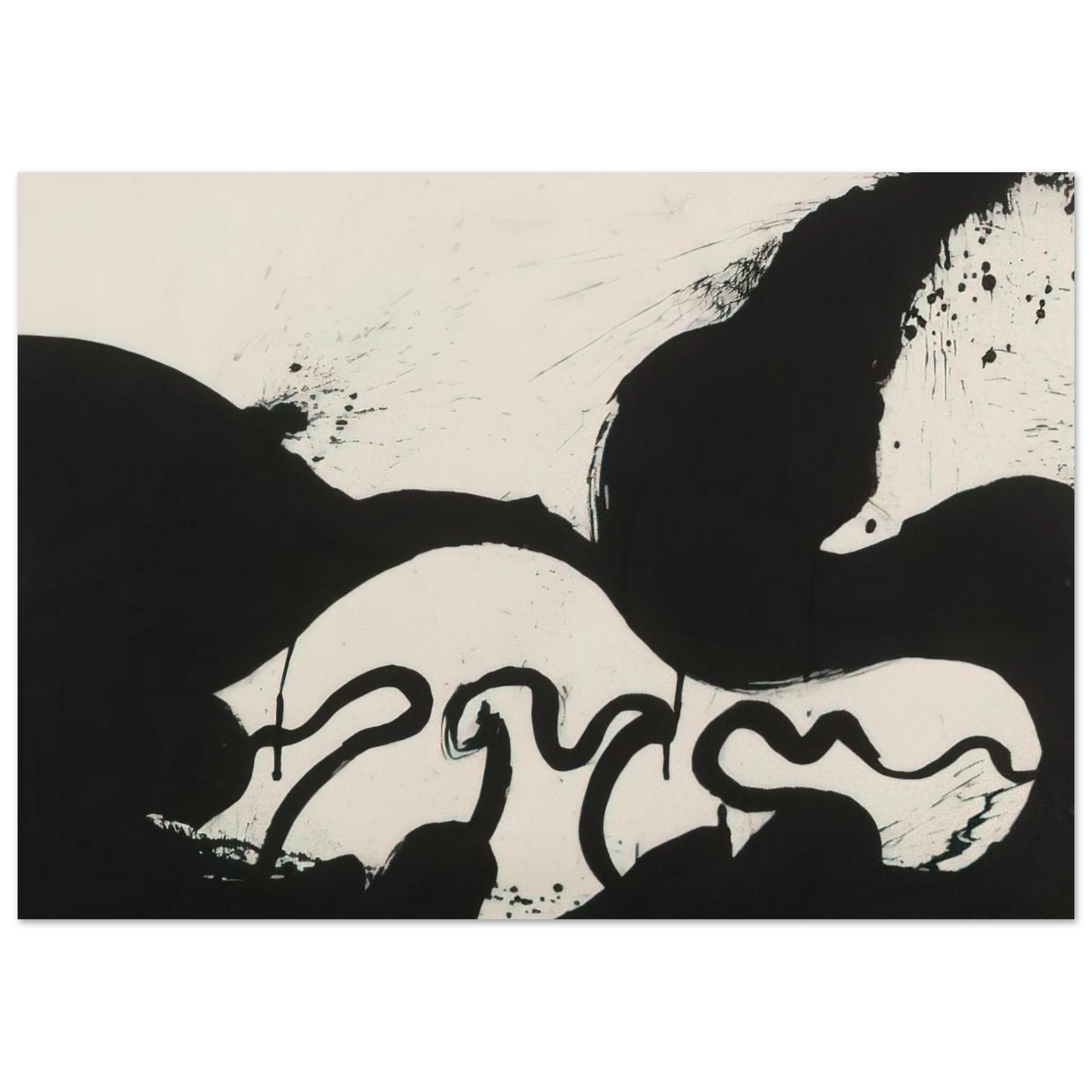 Helen Frankenthaler - Untitled - 1973 Wall art - 21x29.7 cm / 8x12" - Fine Art Poster-canvas - -