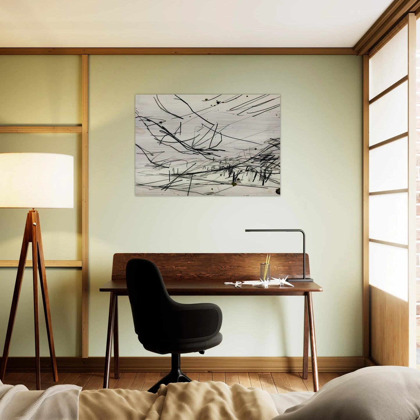 WORKING DRAWING FOR PRIMROSE HILL - Frank Auerbach Brushed Aluminum Print - 70x100 cm / 28x40 inches | Frank Auerbach Aluminum Print | Frank Auerbach Prints