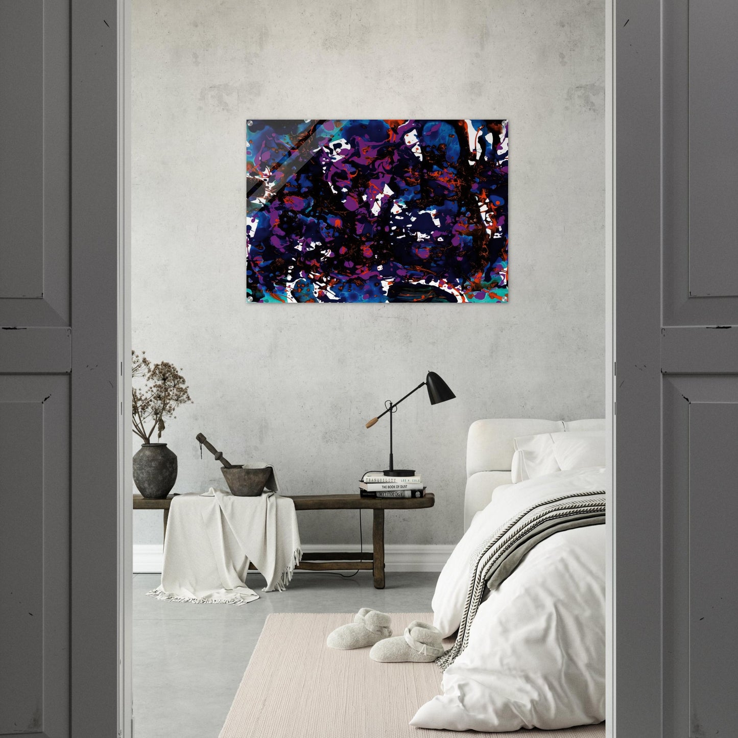 Untitled  SFP94-3  SF94-024  - Sam Francis Acrylic Print - 70x100 cm / 28x40″ inches