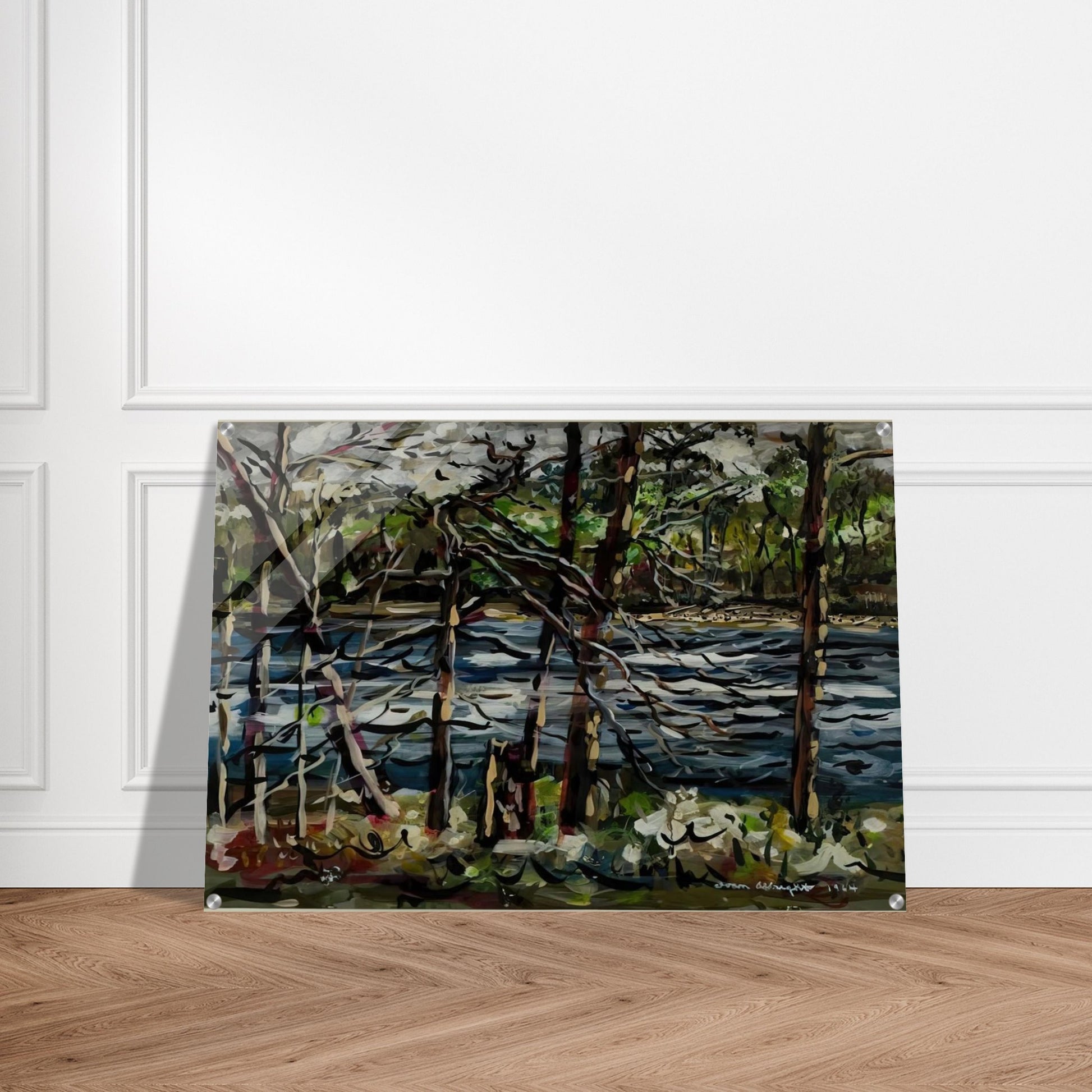 ST MARY S RIVER GEORGIA 1964 - Ivan Albright Acrylic Print - 70x100 cm / 28x40″ inches | Ivan Albright Wall Art | Ivan Albright Prints