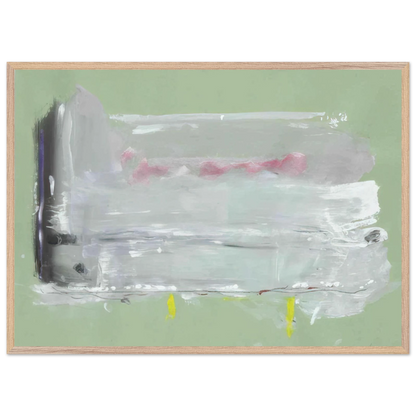 Helen Frankenthaler - Untitled - 1984 Wall art - 30x40 cm / 12x16 inches - Premium Wooden Framed Poster With Fine Art Paper-canvas - Black frame
