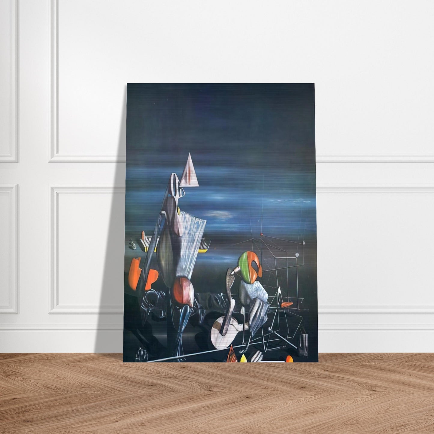 Slowly Toward The North - Yves Tanguy Brushed Aluminum Print - 70x100 cm / 28x40 inches | Yves Tanguy Aluminum Print | Yves Tanguy Prints