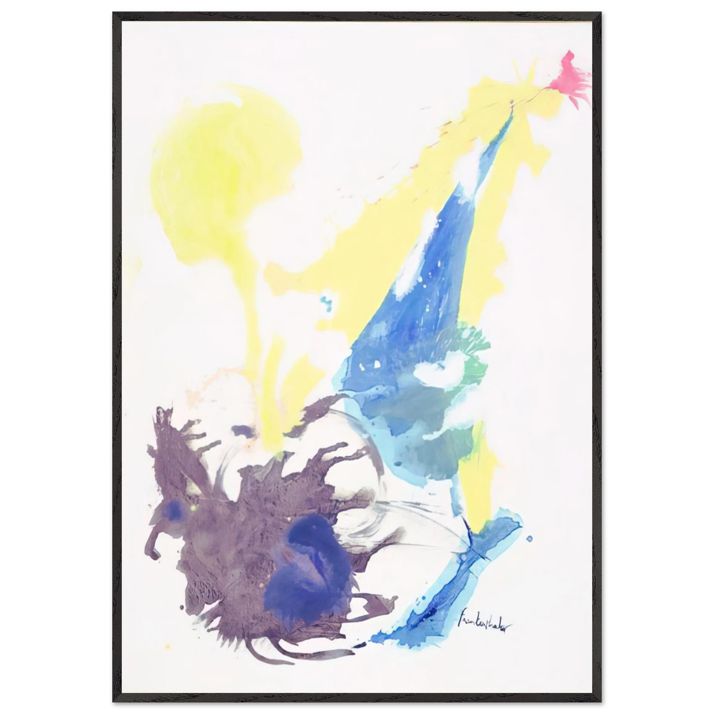 Helen Frankenthaler - Moving Day - 1961 Wall art - 27x35 cm / 11x14 inches - Fine Art Poster-canvas - -