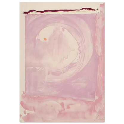 Helen Frankenthaler - Reflections IX - 1995 Wall art - 40x50 cm / 16x20 inches - Premium Wooden Framed Poster With Fine Art Paper - Black frame