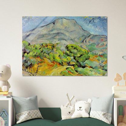 Road near Mont Sainte-Victoire - Paul Cézanne Acrylic Print - 70x100 cm / 28x40″ inches