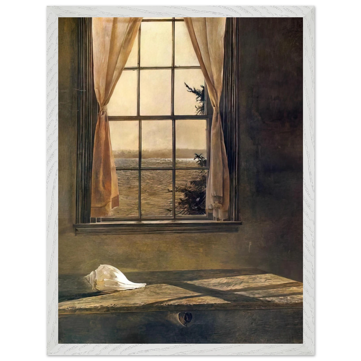 Andrew Wyeth - HER ROOM Wall Art - 30x40 cm / 12x16 inches - Fine Art Poster-canvas - -
