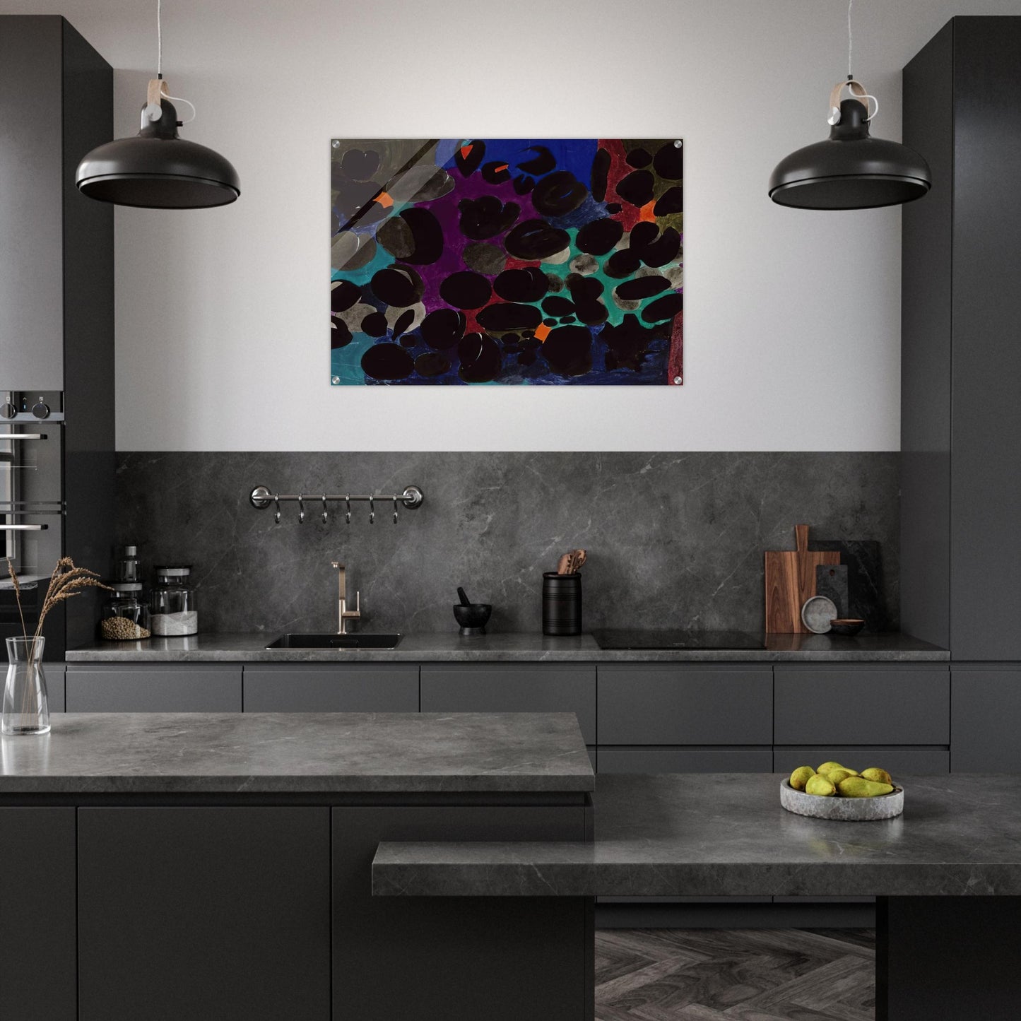 Plumen - Abstract Art - Johannes Itten Acrylic Print - 70x100 cm / 28x40″ inches | Johannes Itten Wall Art | Johannes Itten Prints