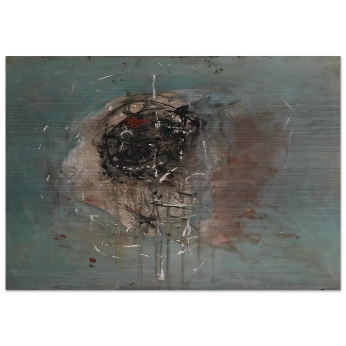Composition - 1948 - Wols Brushed Aluminum Print - 70x100 cm / 28x40 inches | Wols Aluminum Print | Wols Prints