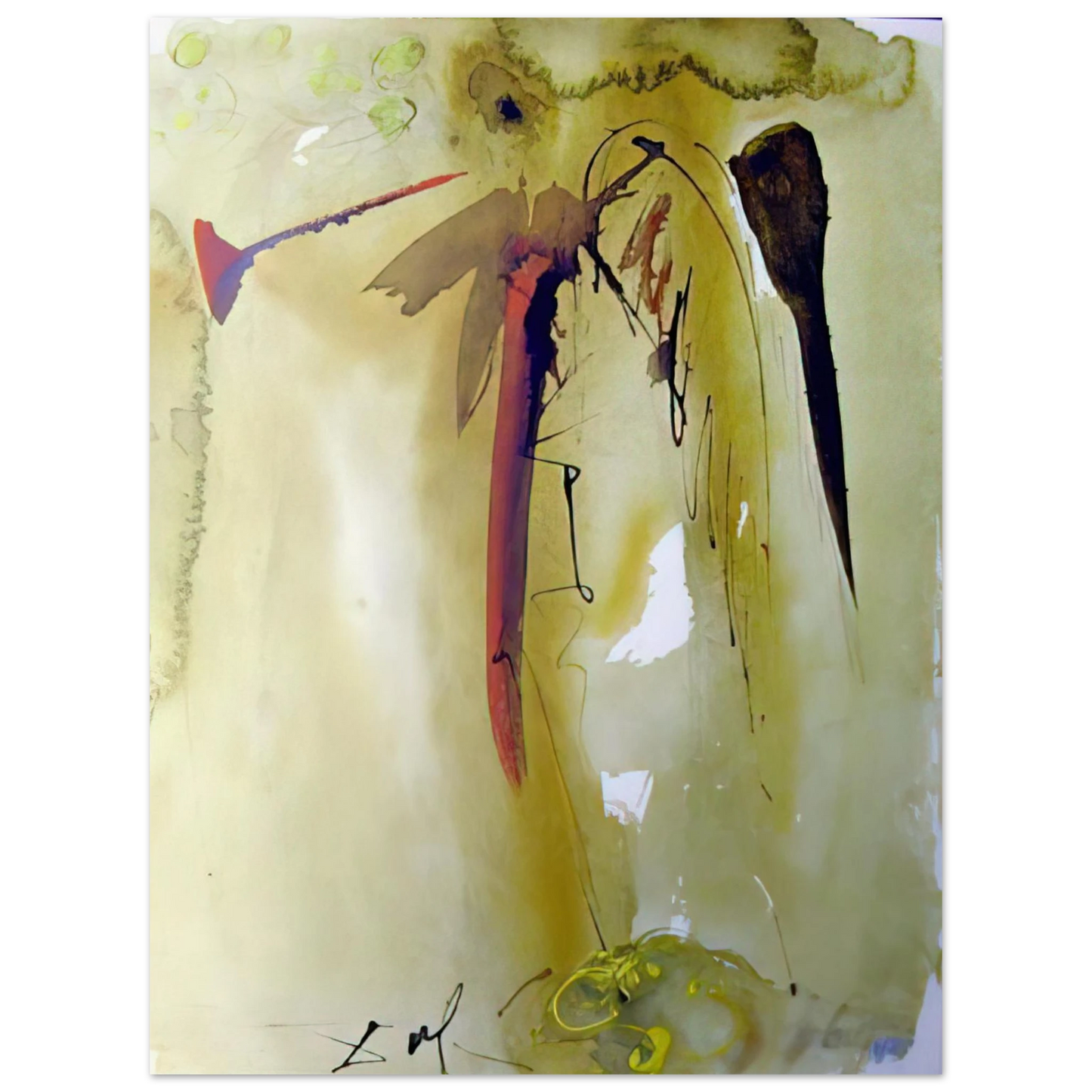 Salvador Dali - VOX CLAMANTIS 1967  75x100 cm / 30x40inches Fine Art Poster