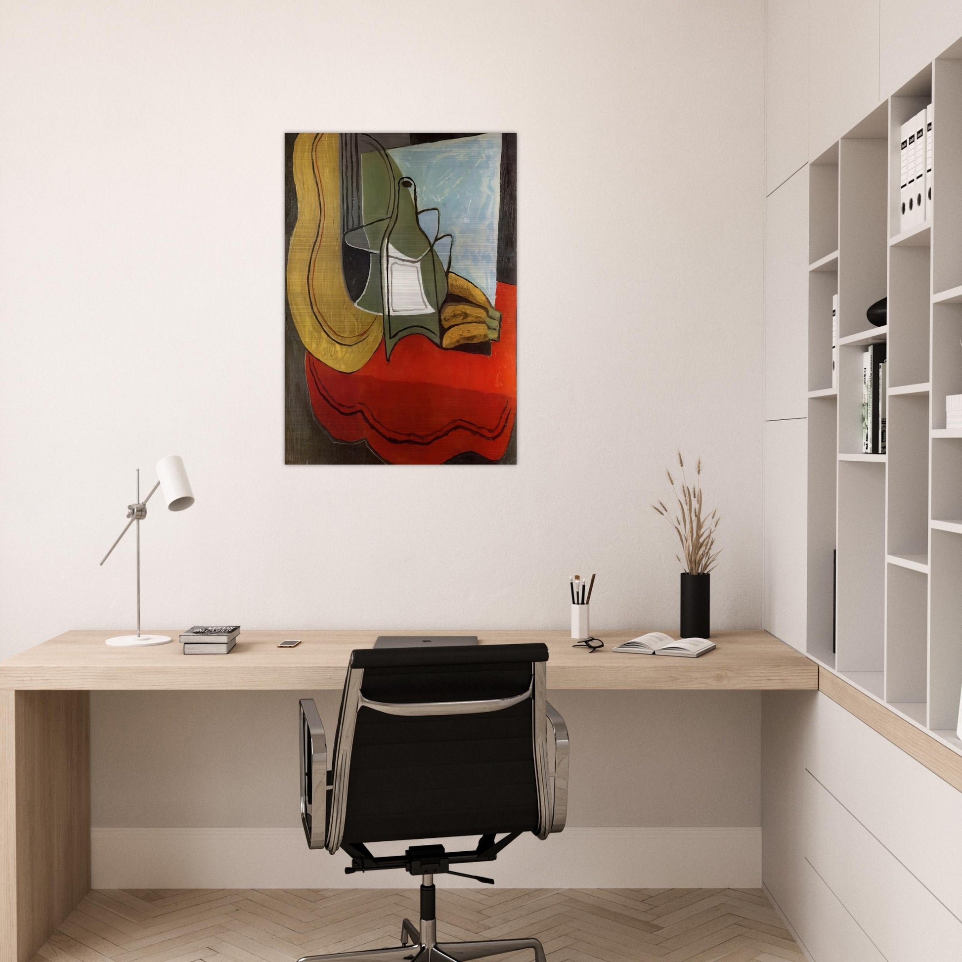 BANANAS - Juan Gris Brushed Aluminum Print - 70x100 cm / 28x40 inches | Juan Gris Aluminum Print | Juan Gris Prints