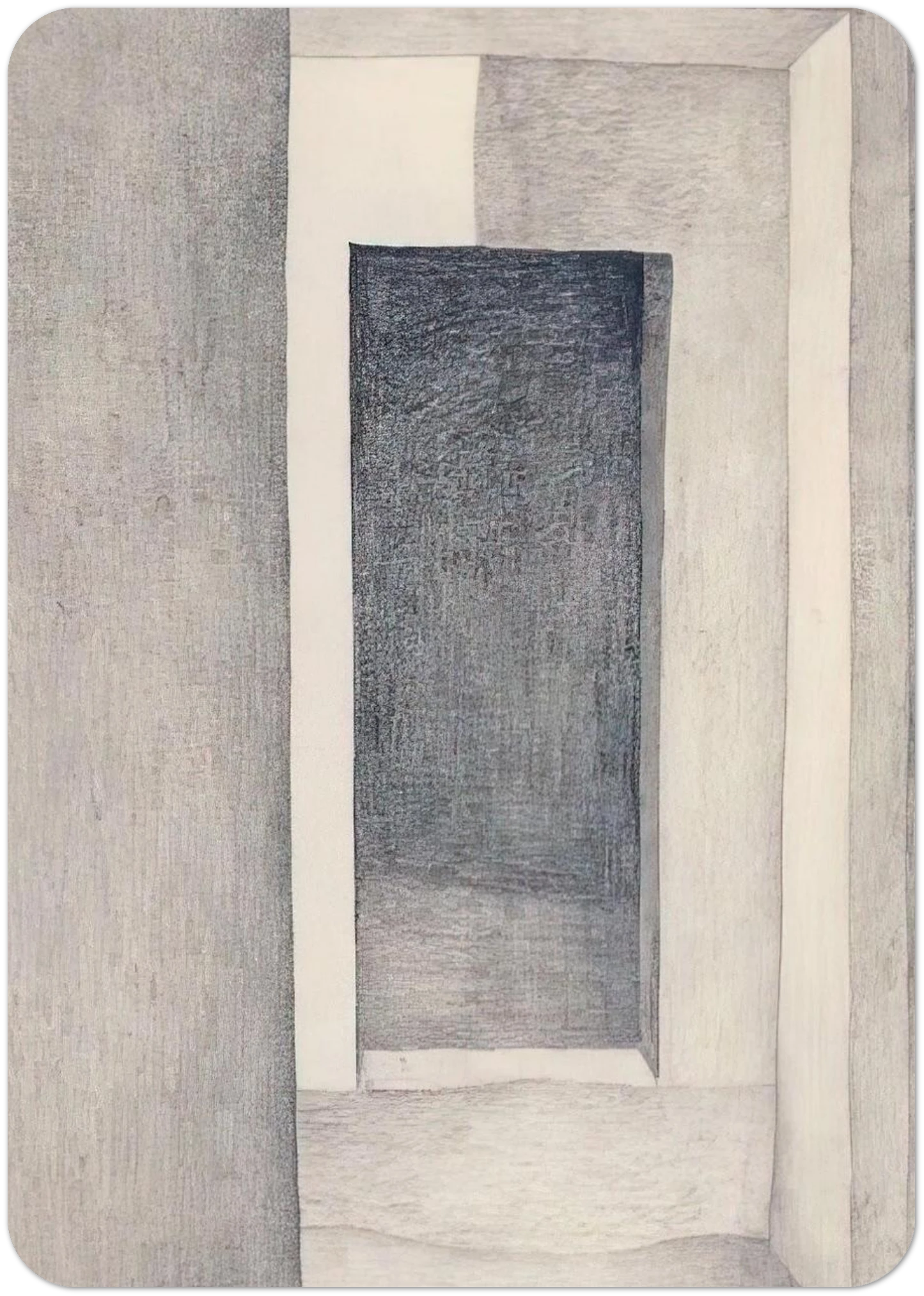 Patio Door By Georgia O'Keeffe Pack of 10 Post Cards | Georgia O'Keeffe Post Cards | A6 (10.5 x 14.8 cm) - 4.1 x 5.8 inches