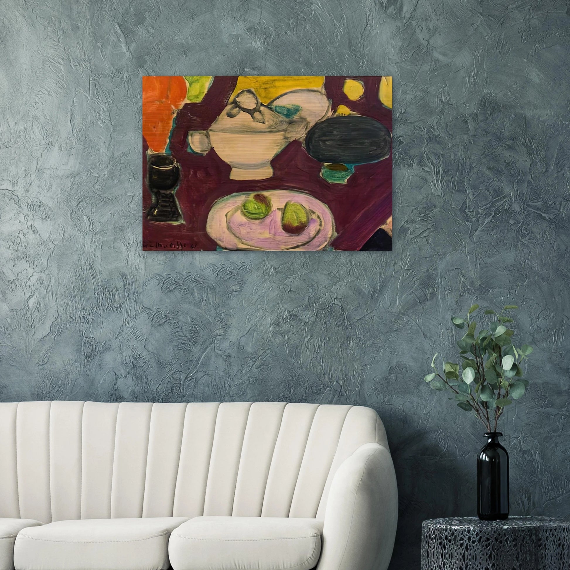 STILL LIFE 1941 - Henri Matisse Brushed Aluminum Print - 70x100 cm / 28x40 inches | Henri Matisse Aluminum Print | Henri Matisse Prints