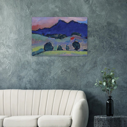 BLAUER BERG 1910 - Alexej von Jawlensky Brushed Aluminum Print - 70x100 cm / 28x40 inches | Alexej von Jawlensky Aluminum Print | Alexej von Jawlensky Prints