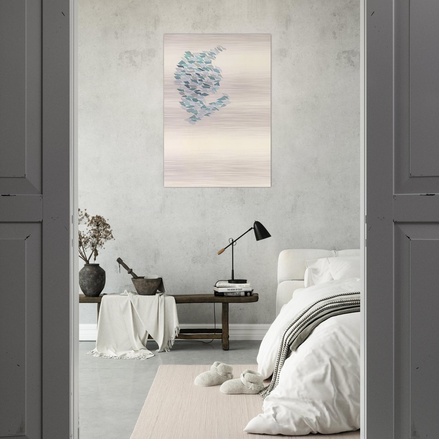 Pastel I - 1971 - Robert Goodnough Brushed Aluminum Print - 70x100 cm / 28x40 inches | Robert Goodnough Aluminum Print | Robert Goodnough Prints