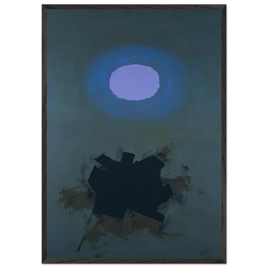 Orb - 1964 - Adolph Gottlieb 70x100 cm / 28x40 inches Framed Art Print – Black Wooden Frame