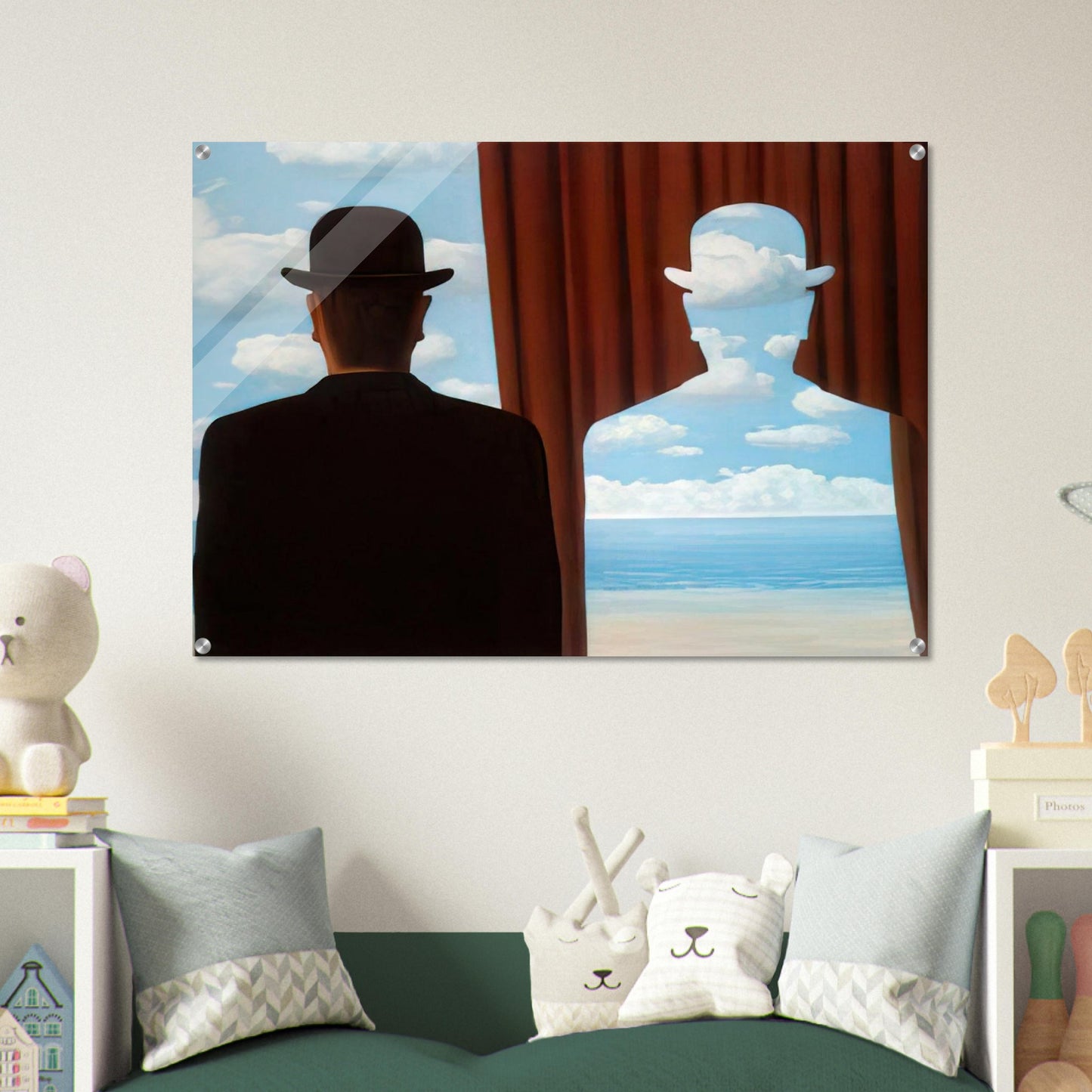 DECALCOMANIA 1966 - Rene Magritte Acrylic Print - 70x100 cm / 28x40″ inches | Rene Magritte Wall Art | Rene Magritte Prints