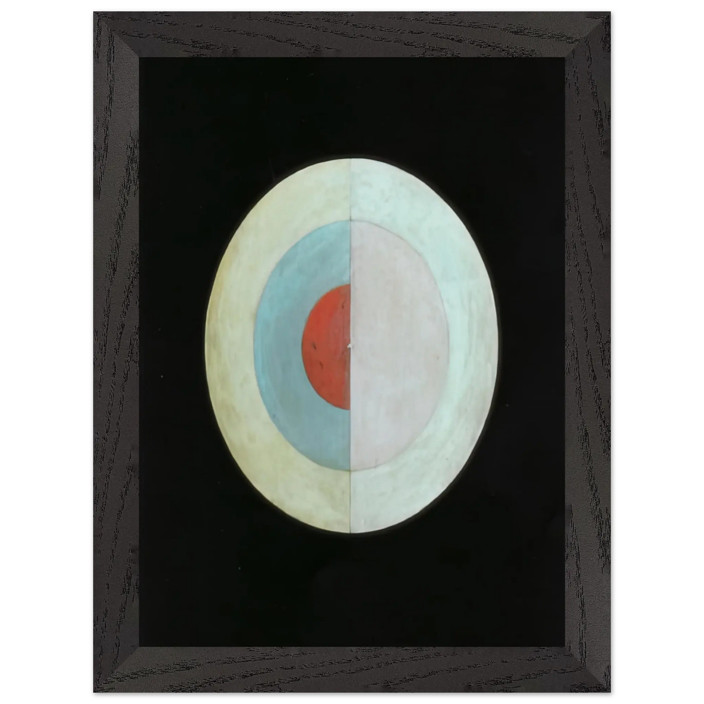Hilma af Klint - THE SWAN NO 16 1915 Wall art - A1 (59.4 x 84.1  cm) - Premium Wooden Framed Poster With Fine Art Paper - White frame