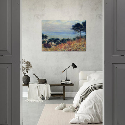The Coast of Varengeville - claude monet Brushed Aluminum Print - 70x100 cm / 28x40 inches | claude monet Aluminum Print | claude monet Prints