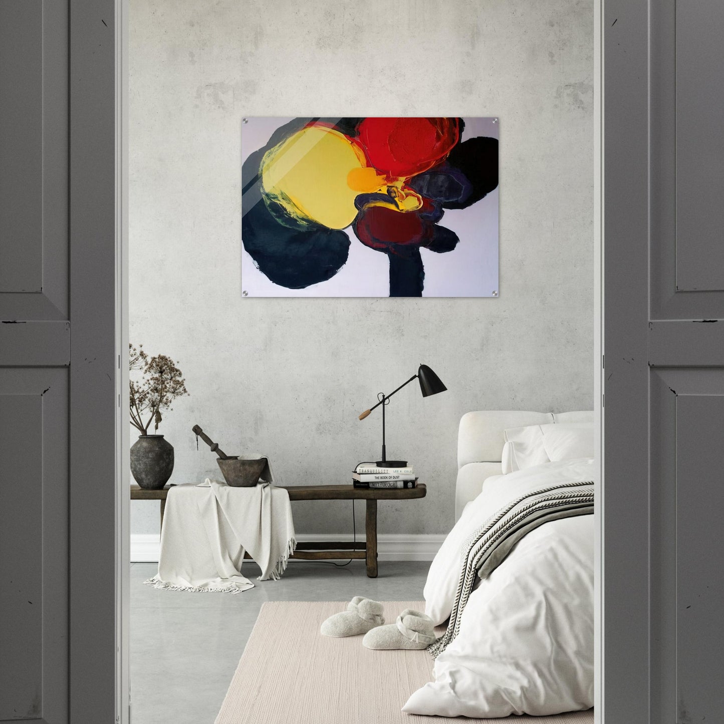 COMPOSITION 1965 - Luis Feito Acrylic Print - 70x100 cm / 28x40″ inches