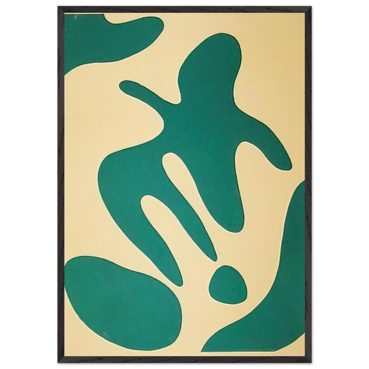 Constellations - Jean Arp 70x100 cm / 28x40 inches Framed Art Print – Black Wooden Frame