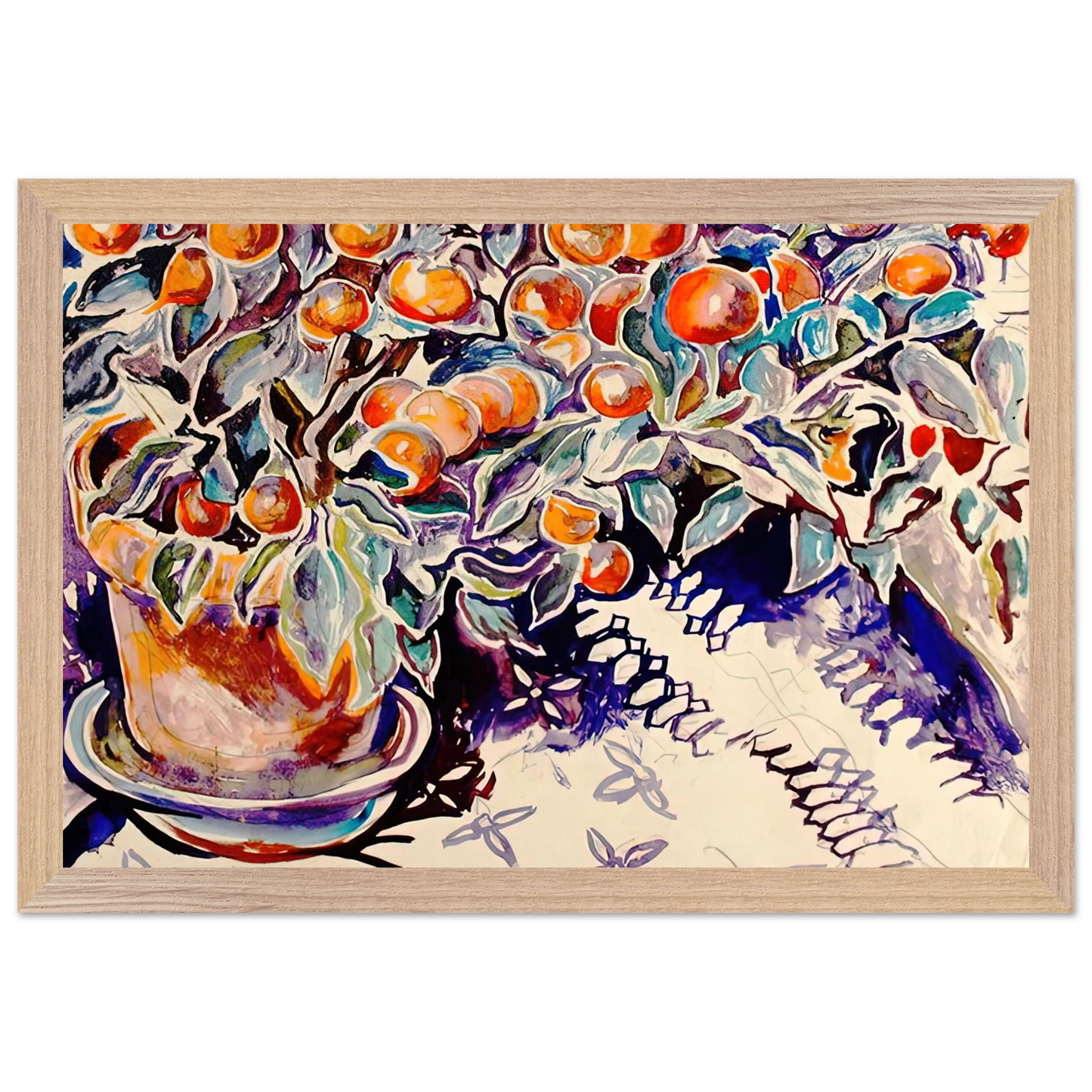 Walter Inglis Anderson - Walter Anderson Wall art - A1 (59.4 x 84.1  cm) - Premium Wooden Framed Poster With Fine Art Paper-canvas - Wood frame